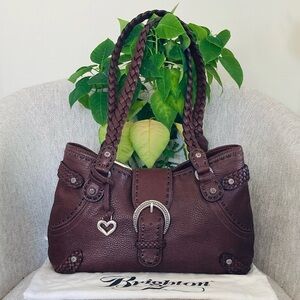 Brighton Dark Brown Leather Shoulder Bag